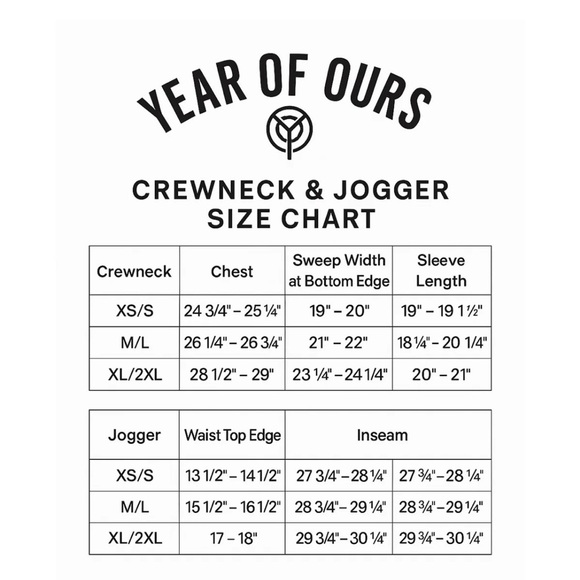 Year of Ours Light Blue Joggers NWT - Picture 4 of 7